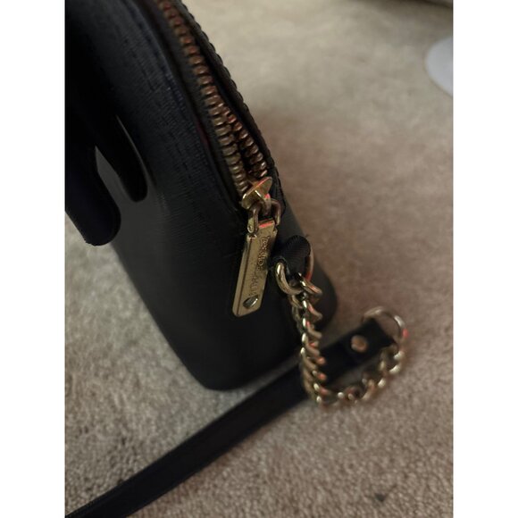 Betsey Johnson Set Of 2 Bags With Bow & Heart Detailing - Black & Patterned SEE - Picture 8 of 13